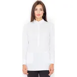 Bílá polokošile s kapsami M493 Velikost: S