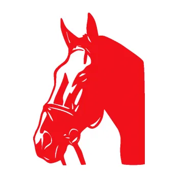 Samolepící dekorace SAMOLEPKA Kůň 089 levá (10 - červená) NA AUTO, NÁLEPKA, FÓLIE, POLEP, TUNING, VLASTNÍ TEXT, TISK, AUTOSAMOLEPKY.cz, POLEPY, OBRÁZEK, LOGO, SAMOLEPKY