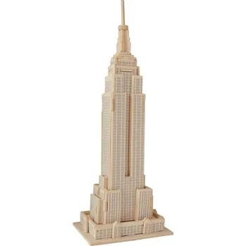 Dřevěná hračka Woodcraft Dřevěné 3D puzzle Empire State Building