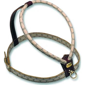 Postroj pro psa CAMON POSTROJ S MONOGRAMEM ECRU Barva: béžová, Velikost: S