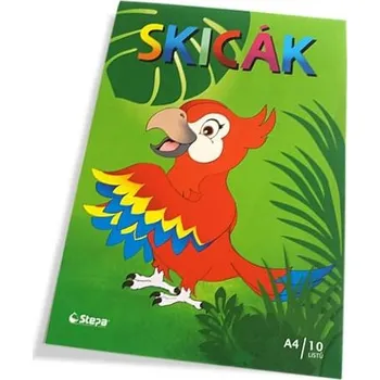 Karton Skicák A4, 180 g/m2, 10 listů