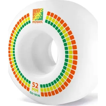 Příslušenství pro skateboard SK8 KOLA MOSAIC CS Classic - bílá - 52mm/101a + při osobním odběru 674 Kč
