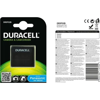 Baterie Duracell PANASONIC VW-VBG130 - 7.4v 2100mAh - Li-Ion 361