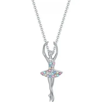 Náhrdelník s přívěškem - tančící baletka pozice 3