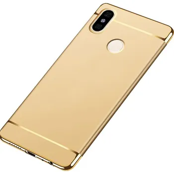 Pouzdro na mobilní telefon Designové ochranné pouzdro 3v1 RedMi 6A + zlatá