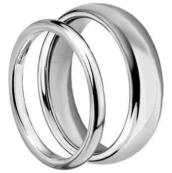 Prsten Wolframové snubní prsteny HWRTU01 2+6 mm - pár