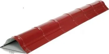Střešní krytina SATJAM Hřebenáč na plechovou krytinu 1,6 x 20 cm červená