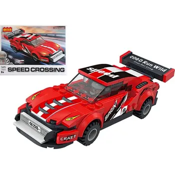 ostatní stavebnice COGO stavebnice Závodní auto na setrvačník kompatibilní 195 dílů