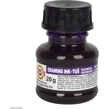 KOH-I-NOOR Tuš technická 20g - fialová