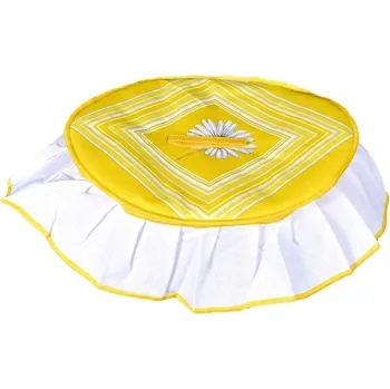 chlebník Košík na pečivo Kopretina žlutý