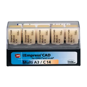 Dentální hygiena Ivoclar Vivadent Empress CAD Cerec/Inlab Multilayer, 5 ks Varianta: A2 C14