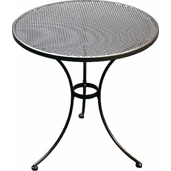 Zahradní stůl Deokork Kovový zahradní stůl kulatý 70 cm antracit