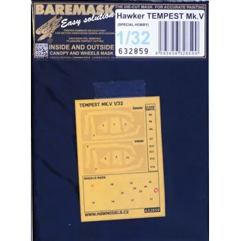 Plastikový model HGW 1/32 Mask Hawker Tempest Mk.V (SP.HOBBY)