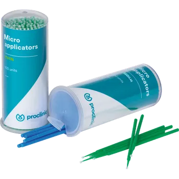 Dentální hygiena Proclinic Mikroaplikátory, 100 ks Varianta: REGULAR, modrá