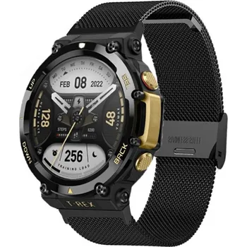 Ostatní příslušenství k chytrým hodinkám eses Milánský tah se sponou pro Amazfit T-Rex 2 - Černý