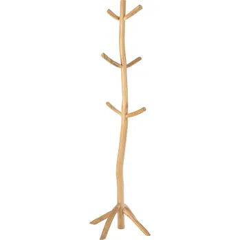 Věšák Dřevěný volně stojící věšák s 6-ti háčky Branches - 65*65*185 cm
