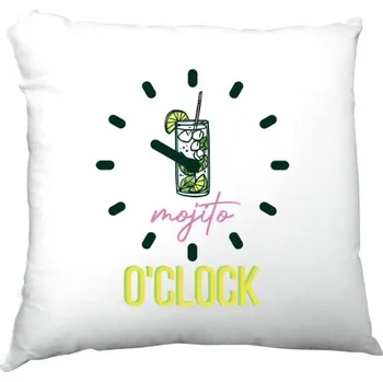 Polštář Polštář saténový s potiskem Mojito o'clock
