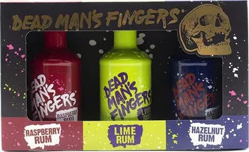 Rum Dead Man's Fingers Taster Pack Raspberry, Lime a Hazelnut Rum 37,5 % 3x 0,05 l