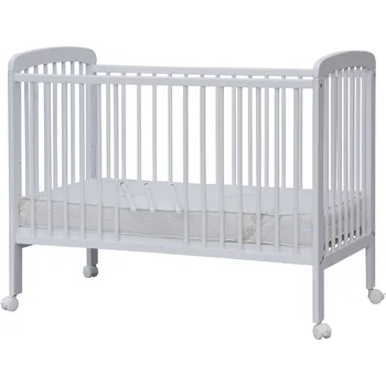 Dětská postýlka Scarlett Míša s vyndavacími příčkami 120 x 60 cm bílá