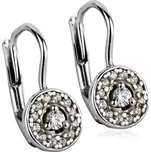 Dívčí stříbrné náušnice se zirkony