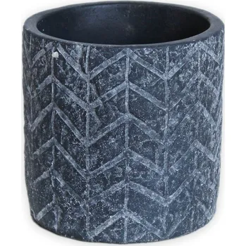Obal na květináč Obal beton pr.15V15cm šedá (543322)