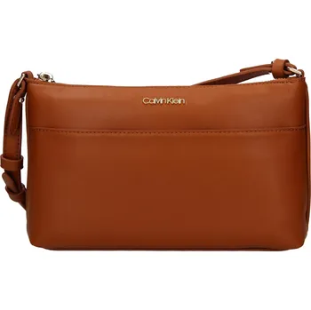Kabelka Dámská crossbody kabelka Calvin Klein Monts - koňak
