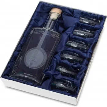 Sklenice Skleněná láhev 0,5 l + 6 ks sklenic 35 ml - BANJO