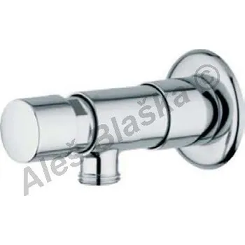 Vodovodní baterie Rubinetteria MCM International - Itálie | MCM 9004 A nástěnná sprchová nebo pisoárová samouzavírací baterie - časová ,tlačná, tlačítková - CHROM MCM.9004A