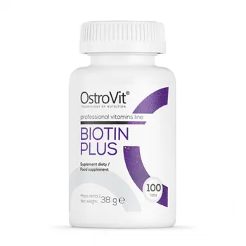 Přírodní produkt OstroVit Biotin Plus 100 cps.
