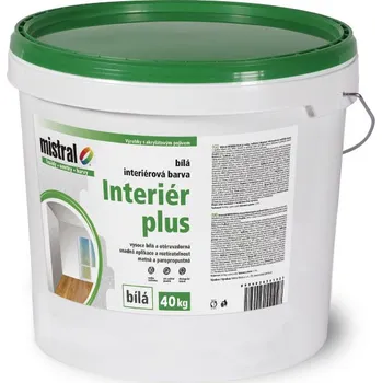 barva na zeď Mistral Paints Interiér Plus 40 kg bílá