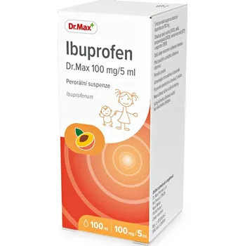 Lék na bolest, zánět a horečku Ibuprofen 100 mg/5 ml perorální suspenze 100 ml