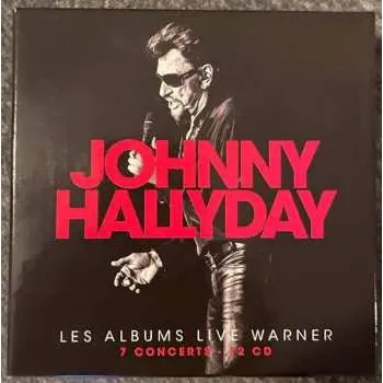 Zahraniční hudba 12CD/Box Set Johnny Hallyday: Les Albums Live Warner 2018