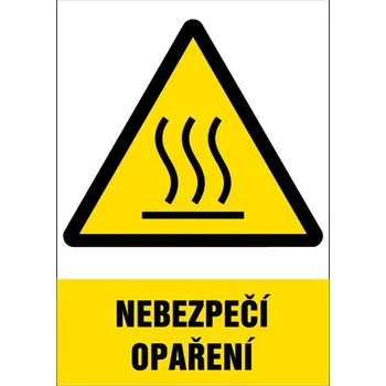 Značení Značka Nebezpečí opaření