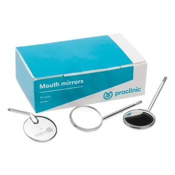 Proclinic Plochá zrcátka Nº4 SS, 12 ks