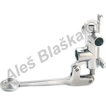 Vodovodní baterie Rubinetteria MCM International - Itálie | MCM 9011 jedno pedálový směšovací samouzavírací ventil- nášlapná, pedálová, nožní baterie - CHROM MCM.9011