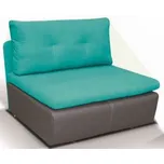 Rito rozkládací křeslo modré/šedé