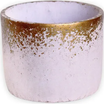 Obal na květináč Obal beton pr.11cm měď/růžová (537994)