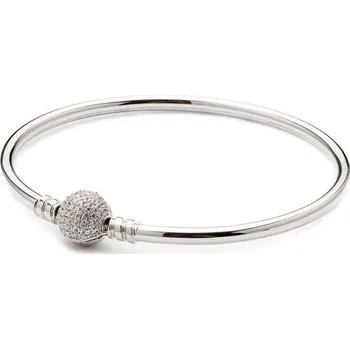 Náramek Elenys stříbrný rhodiovaný náramek na přívěsky Třpytivá elegance Velikost: 16 cm