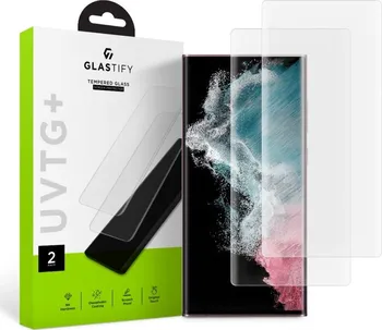 Glastify UVTG+ Ochranné sklo pro Samsung Galaxy S22 Ultra 5G 2 ks