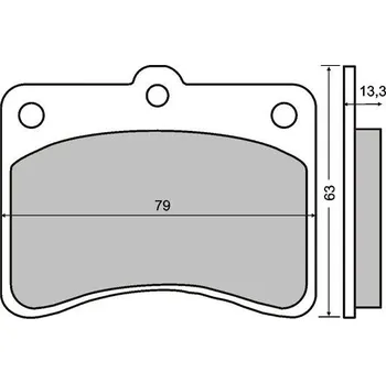 Brzdová destička Brzdové destičky RMS 225103450 organické