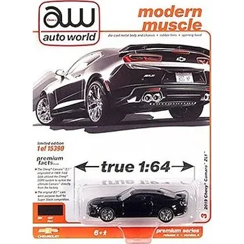 autíčko AUTO WORLD CHEVROLET CAMARO ZL1 2019 BLACK 643323