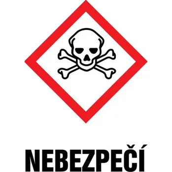Značka GHS06 Nebezpečí, samolepicí fólie, 148 × 210 mm