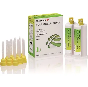 Zhermack Occlufast+ Color 2 x 50 ml + 12 kanyl