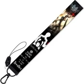 Anime šňůrka na klíče Death Note černá