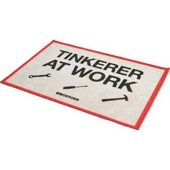 Rohožka Rohožka před vstupní dveře tinkerer, oxford (červená/šedá, rozměr 90 x 60 cm)