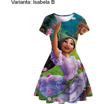 Dívčí šaty Dívčí šaty s potiskem Encanto Varianta: Varianta: Isabel B, Velikost: 130/6-7T