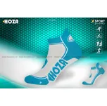 Hoza Kotníkové funkční sportovní ponožky H3022 bílá/tyrkysová vel. 39-42