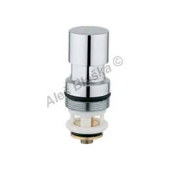 Vodovodní baterie Rubinetteria MCM International - Itálie | MCM 102 A náhradní mechanismus pro nástěnný splachovací ventil (art. 9457) - časová ,tlačná, tlačítková - CHROM MCM.102A