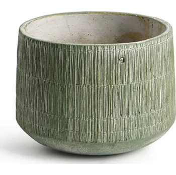 Obal na květináč Obal beton pr.14cm zelená (536591)