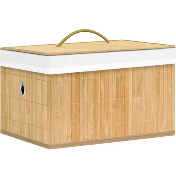 Bambusový úložný box 4 ks 31 x 31 x 20…
